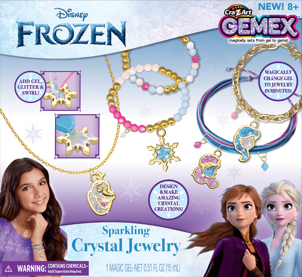 Recalled Disney Frozen Gemex Sparkling Crystal Jewelry (UPC 884920365896)
