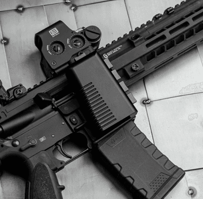 Recalled AR-15 Chamber Lock Pro Inserted in a Firearm (Black)