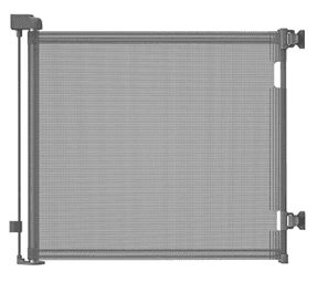 Recalled Dearlomum retractable safety gate-gray