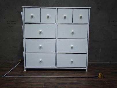 Recalled White Gunaito 10-Drawer Dresser (front)