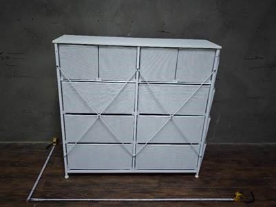 Recalled White Gunaito 10-Drawer Dresser (back)