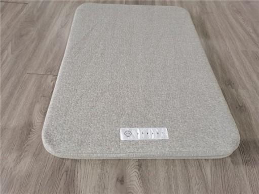 Recalled Modera Organic Cotton Pack N Play Mattress Dual-Sided Portable Baby Crib Pad – Gray