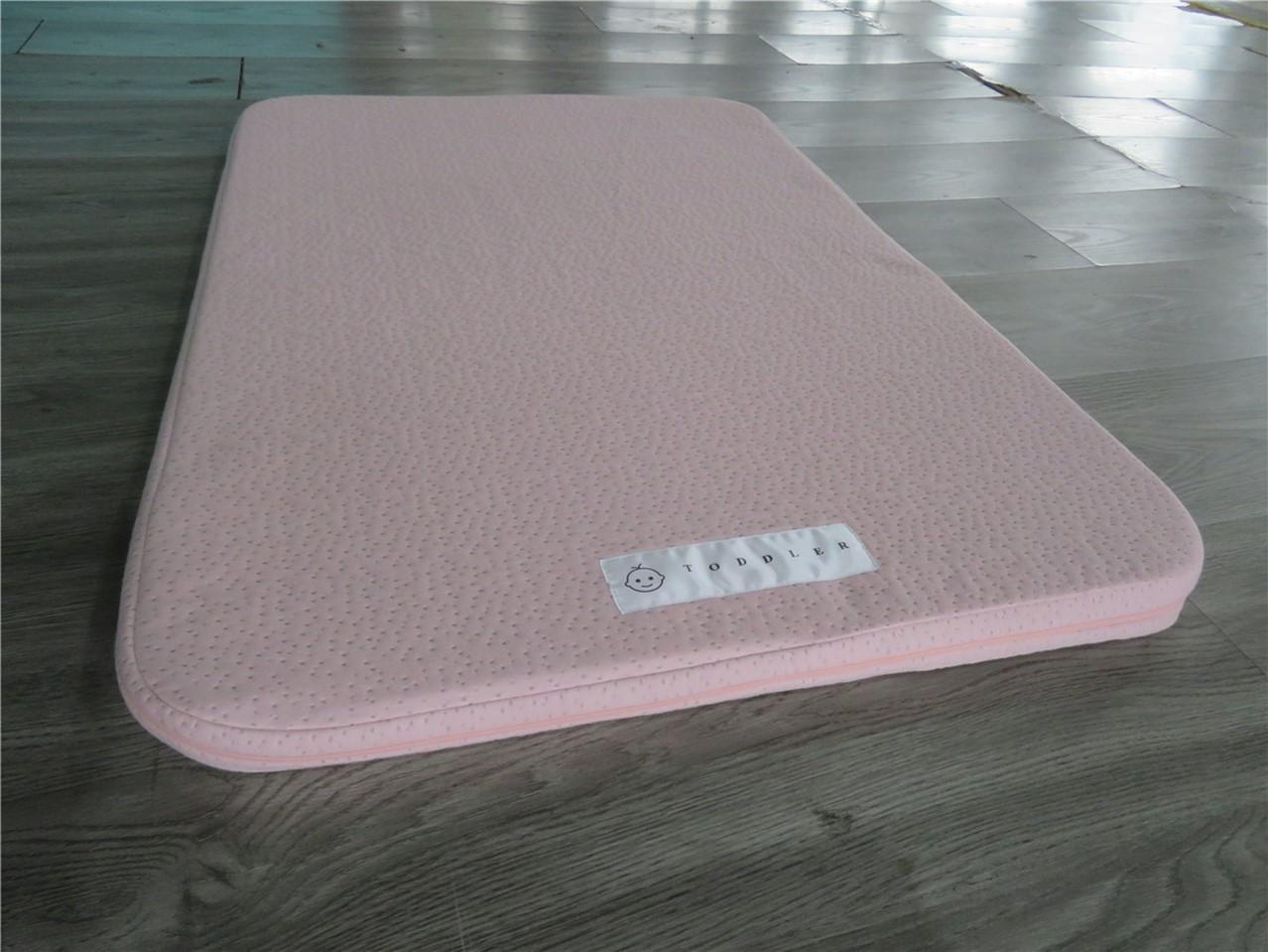 Recalled Modera Organic Cotton Pack N Play Mattress Dual-Sided Portable Baby Crib Pad – Pink