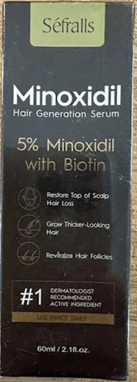 Séfralls Minoxidil Hair Generation Serum Recalled Due to Risk of Serious Injury or Death from Child Poisoning; Violates Mandatory Standard for Child Resistant Packaging; Manufactured by Guangzhou Ariel Biotech