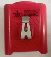 Recalled Rechargeable Portable Waist Fan (red)